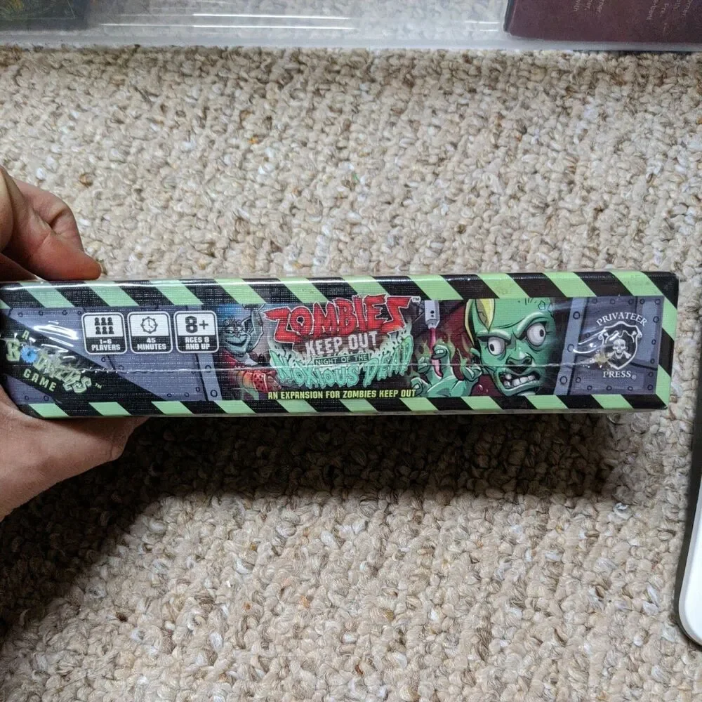 Zombies Keep Out Night of the Noxious Dead Board Game Expansion - Brand New